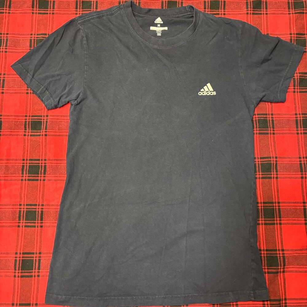 #11 navy blue adidas shirt-medium-men's 